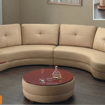 Leather Upholstered Sectional Sofas