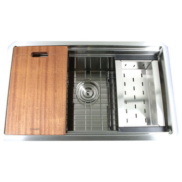 28" Pro Series WorkStation Undermount Stainless Steel Kitchen Sink