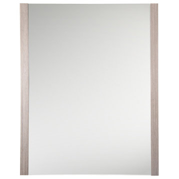 Torino Mirror, Gray Oak, 26"