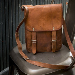 Genuine Leather Women's Messenger Bag - Large - Products