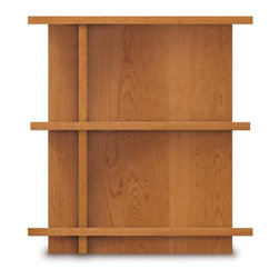 Open Shelf Cherry Nightstand - Nightstands And Bedside Tables