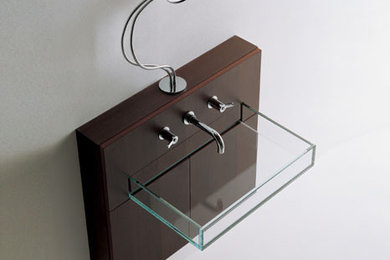 Inspiration for a modern bathroom remodel in Toronto