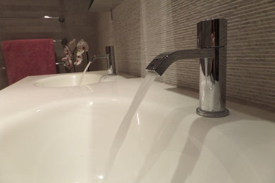 Photo of a large contemporary bathroom in Hertfordshire.