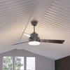 Luxury Modern Ceiling Fan, Brushed Nickel, UHP9210, Capitola Collection