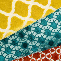 Beacon Hill: Velvet Geometrics - Upholstery Fabric