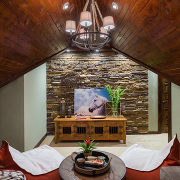 Rustic New Jersey Den
