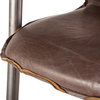 The Frisco Dining Chair, Brown, Leather, Set of 2