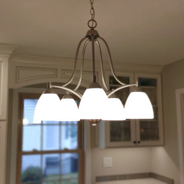 Kitchen Remodel Geneseo, IL Koch Ivory Smoke Fog MSI Calacatta Laza Quartz
