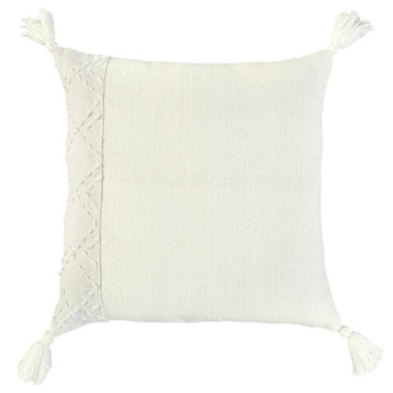 Side Detail Pillow - Ivory