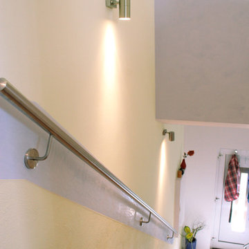 Wandgestaltung mit Naturpigmentfarben in einem privaten Wohnhaus