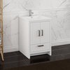 Fresca Imperia 24" Gloss White Cabinet With Integrated Sink
