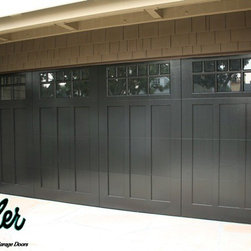 Traditional Wood Garage Doors - Divided Light Windows - Garage Doors And Openers