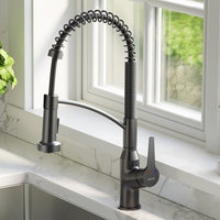 Karran Single-Handle Pull-Down Sprayer Kitchen Faucet, Gunmetal Grey