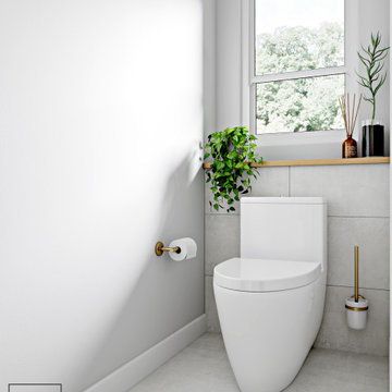 Light & Bright Master Bathroom
