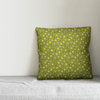 Dots and Plaid, Green Outdoor Throw Pillow, 16"x16"