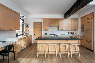 Example of a trendy kitchen design in Other