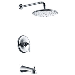 Transitional Tub And Shower Faucet Sets by Serenity Bath Boutique
