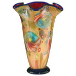Dale Tiffany - Dale Tiffany AV12101 Coast Sand Favrile - 14" Decorative Vase - Cube: 1.76Coast Sand Favrile 14" Decorative Vase Hand Blown Art *UL Approved: YES *Energy Star Qualified: n/a  *ADA Certified: n/a  *Number of Lights:   *Bulb Included:No *Bulb Type:No *Finish Type:Hand Blown Art
