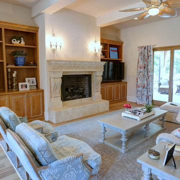 Stone Fireplace Mantels & Surrounds