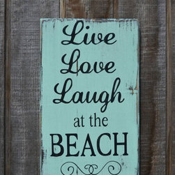 Handcrafted Beach House Decor Signs - Products