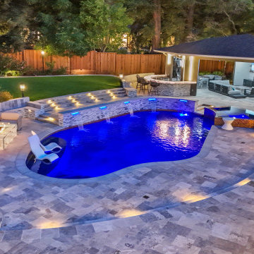 Luxury Backyard Pool & Outdoor Living – Saratoga, CA