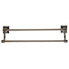 Stratton Bath 18" Double Towel Rod - Brushed Bronze