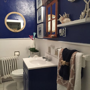 Nautical Bathroom-Bachelor Pad-Philadelphia, PA (Luxe for Less Package)