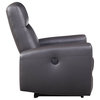 Blane Recliner, Power Motion, Brown Top Grain Leather Match