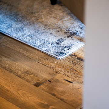 Original Face Skip Planed Reclaimed Oak Solid Plank Flooring