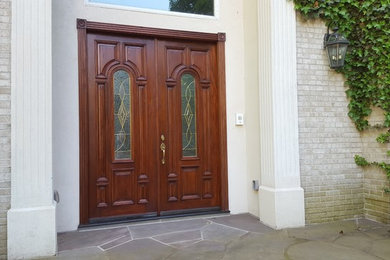 Refinished Mahogany Doors