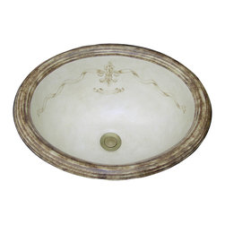 Marzi Hand Painted Classic Designs - Bathroom Sinks