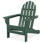 POLYWOOD - Cape Cod Adirondack Chair, Rainforest Canopy - The Cape Cod Adirondack Chair features a traditional back design enhanced by a contoured seat. Constructed of genuine POLYWOOD lumber, this Adirondack is sure to last season after season and coordinates beautifully with any Trex decking and railing.