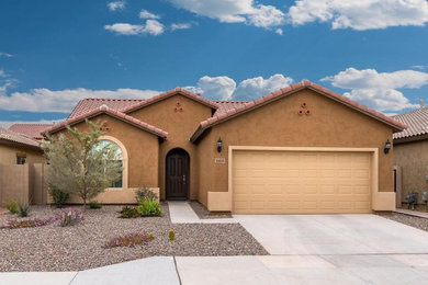 Inspiration for a modern home design remodel in Phoenix