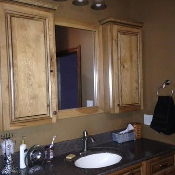 Rustic Hickory medicine cabinets