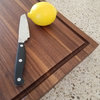 Walnut Cutting Board With Juice Groove and 16 oz. Oil, 1.5"x15"x19"