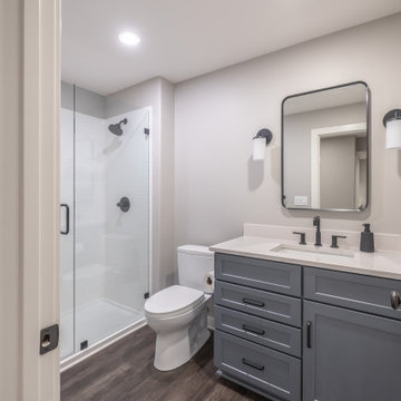 Family-Friendly Basement Remodel with Custom Features