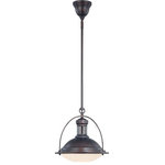 Savoy House - Savoy House 7-602-1-13 Stowe - 1 Light Pendant - The Stowe pendant has a classic look with a timeleStowe 1 Light Pendan English Bronze Cream *UL Approved: YES Energy Star Qualified: n/a ADA Certified: n/a  *Number of Lights: 1-*Wattage:60w E26 Medium Base bulb(s) *Bulb Included:No *Bulb Type:E26 Medium Base *Finish Type:English Bronze