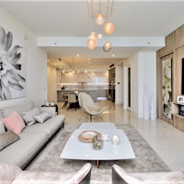 Modern interior-design-dining-room, contemporary-design-staircase-chandelier