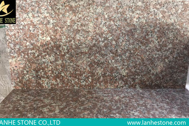 G687 Peach Red Granite Flamed Tiles Slabs China Cheapest Red Granite