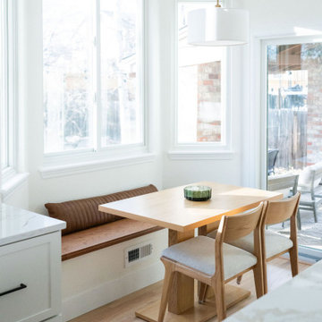 Breakfast Nook Seating Area in Broomfield, Colorado Kitchen Remodel