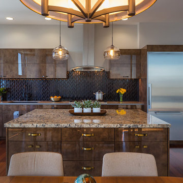 Kitchen Overlooking the City
