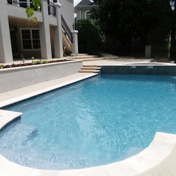 Atlanta Metro Custom Pool Renovations - Blue Lagoon PebbleTec