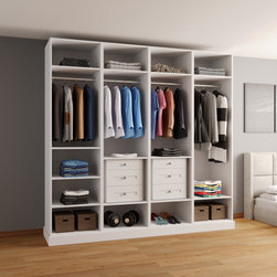 Wardrobe 95&Prime; In-stock - Armoires And Wardrobes