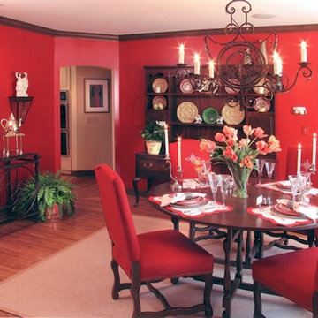 Red Dining Room