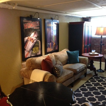 Young adult entertainment room
