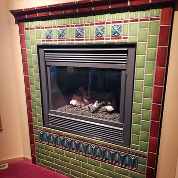 Beaverton - American Arts & Crafts Fireplace