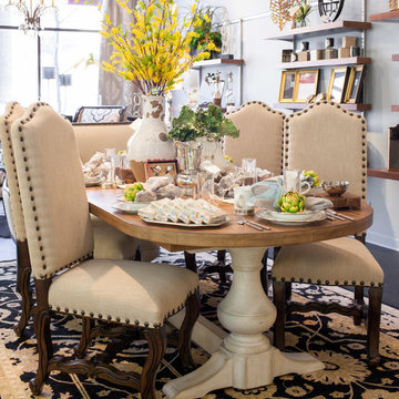Match Pewter Dining Room