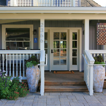 Lisa Cox Landscape Design Wine Tasting Room - Los Olivos, CA
