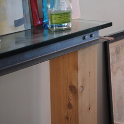 Cedar Timber and Steel Hallway Table - Products
