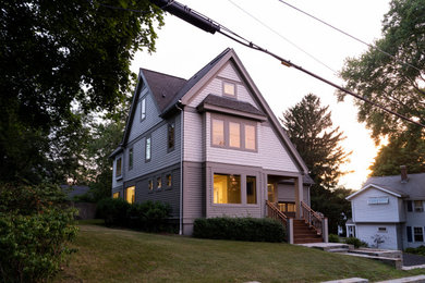 Contemporary exterior home idea in Boston
